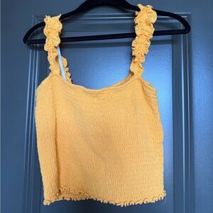 Yellow Scrunch TankTop